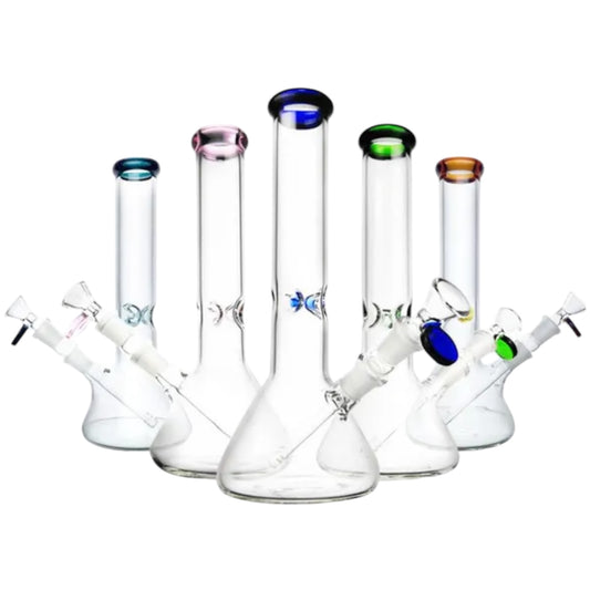 Multi Color 10” Thick Accent Bong