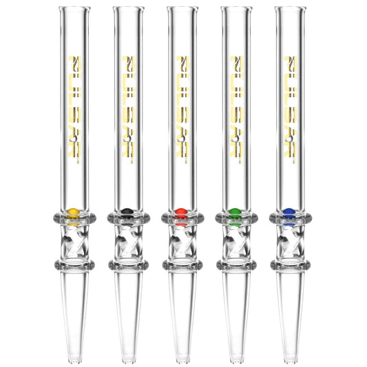 Pulsar Quartz Dab Straw w/ Spin Pearl - 6"/ 5pcs