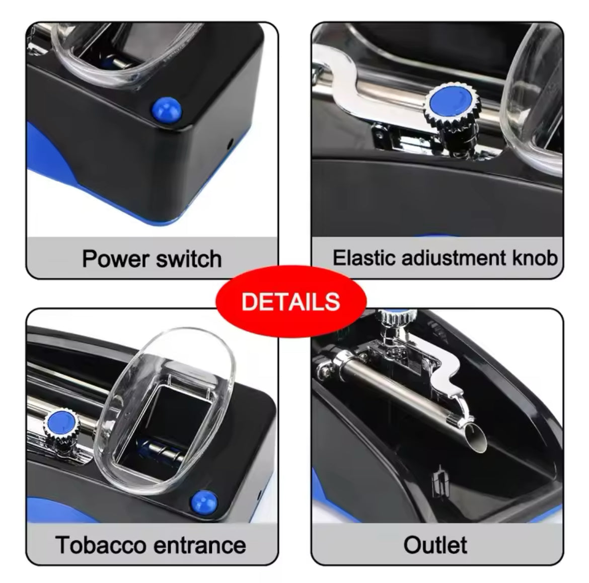 Automatic Tobacco Cigarette Rolling Device