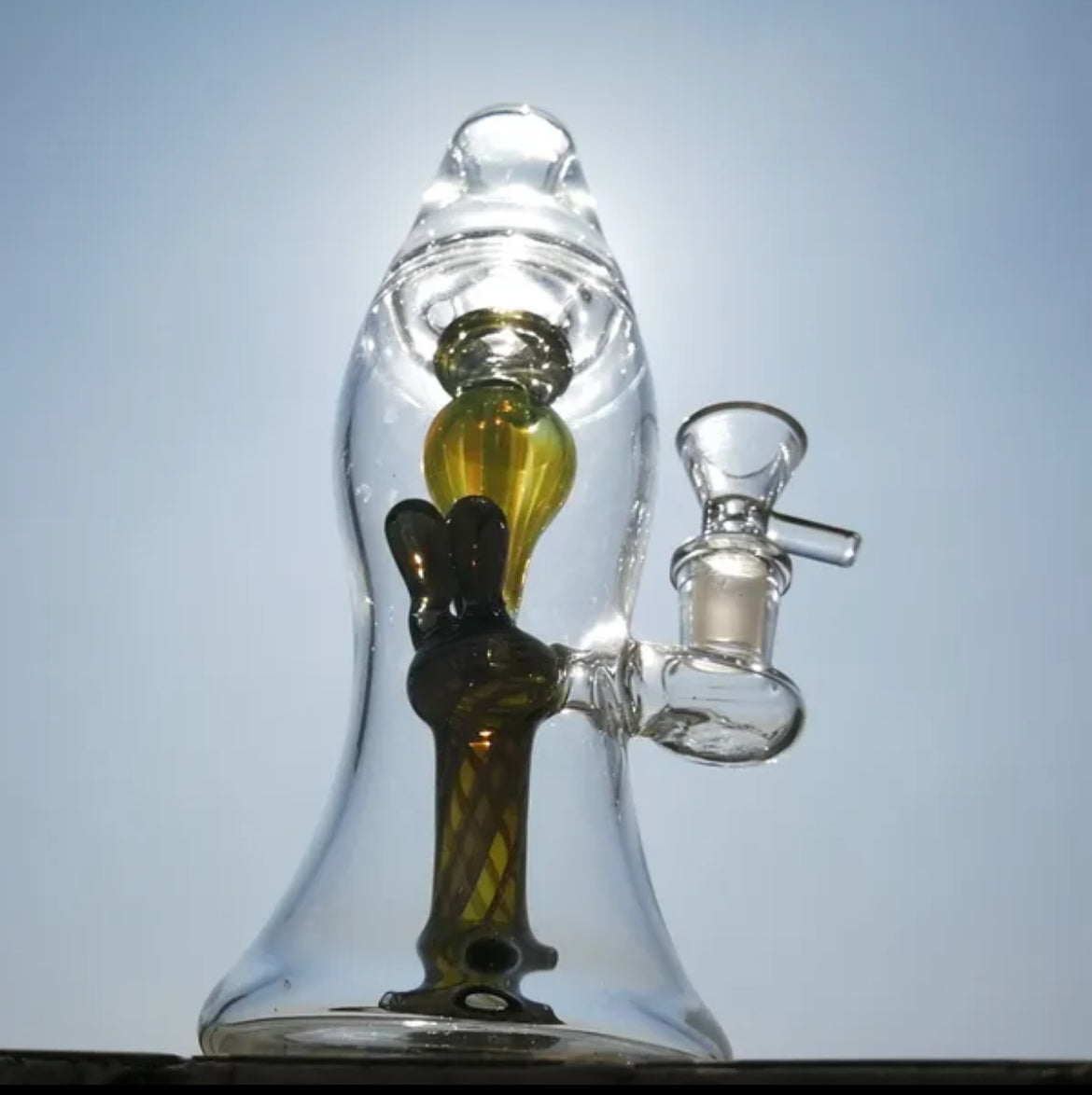 Lava Lamp Glass 9” Aesthetic Bong