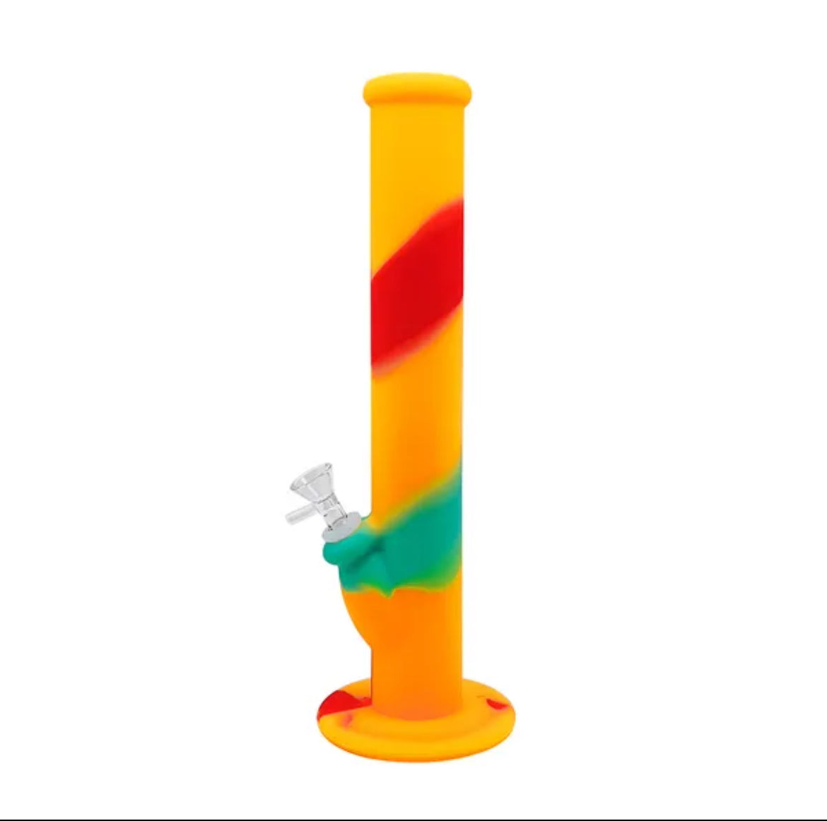 Rainbow 14.2” Silicone Vibrant Bong