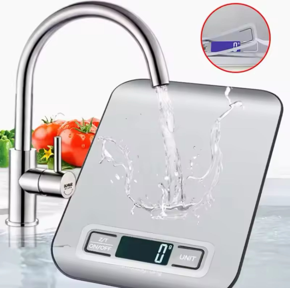 Kitchen Sleek Digital LED Scale