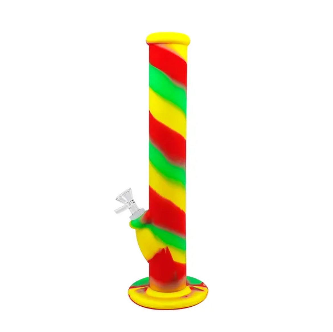 Rainbow 14.2” Silicone Vibrant Bong