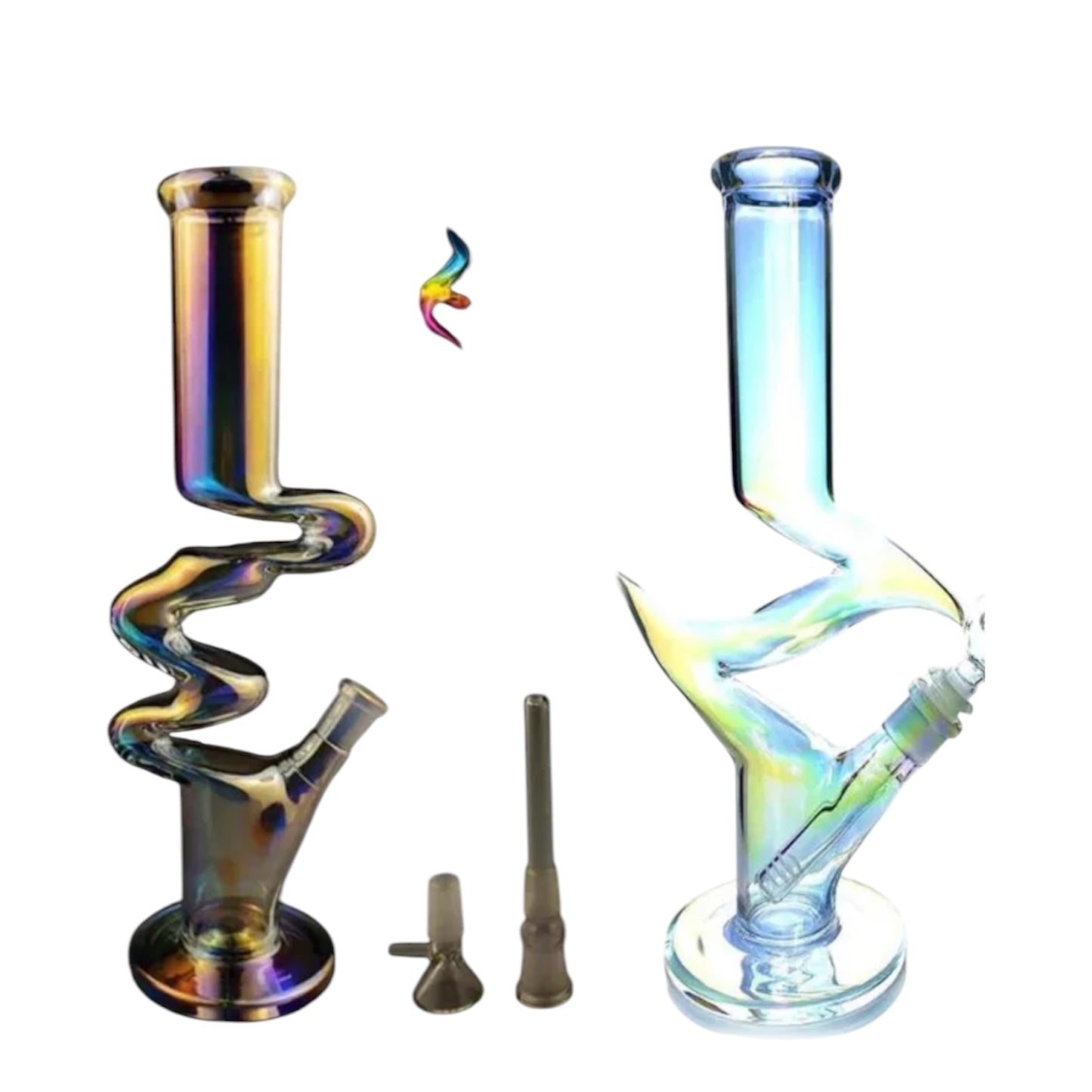 Glass Futuristic Art Bongs